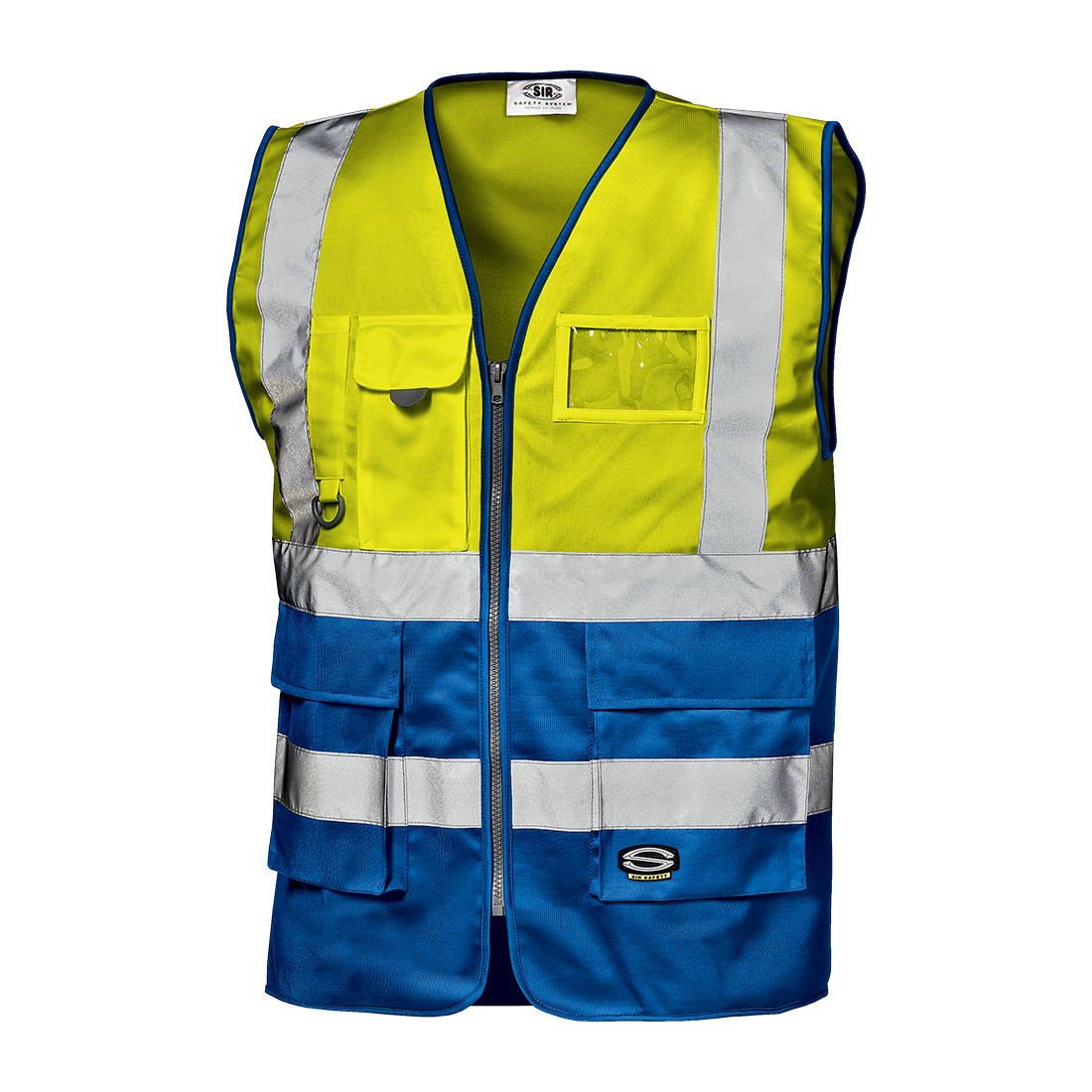 Gilet de sécurité standard en maille avec glissière de classe 2 GSS Safety  1002, orange, 2TG