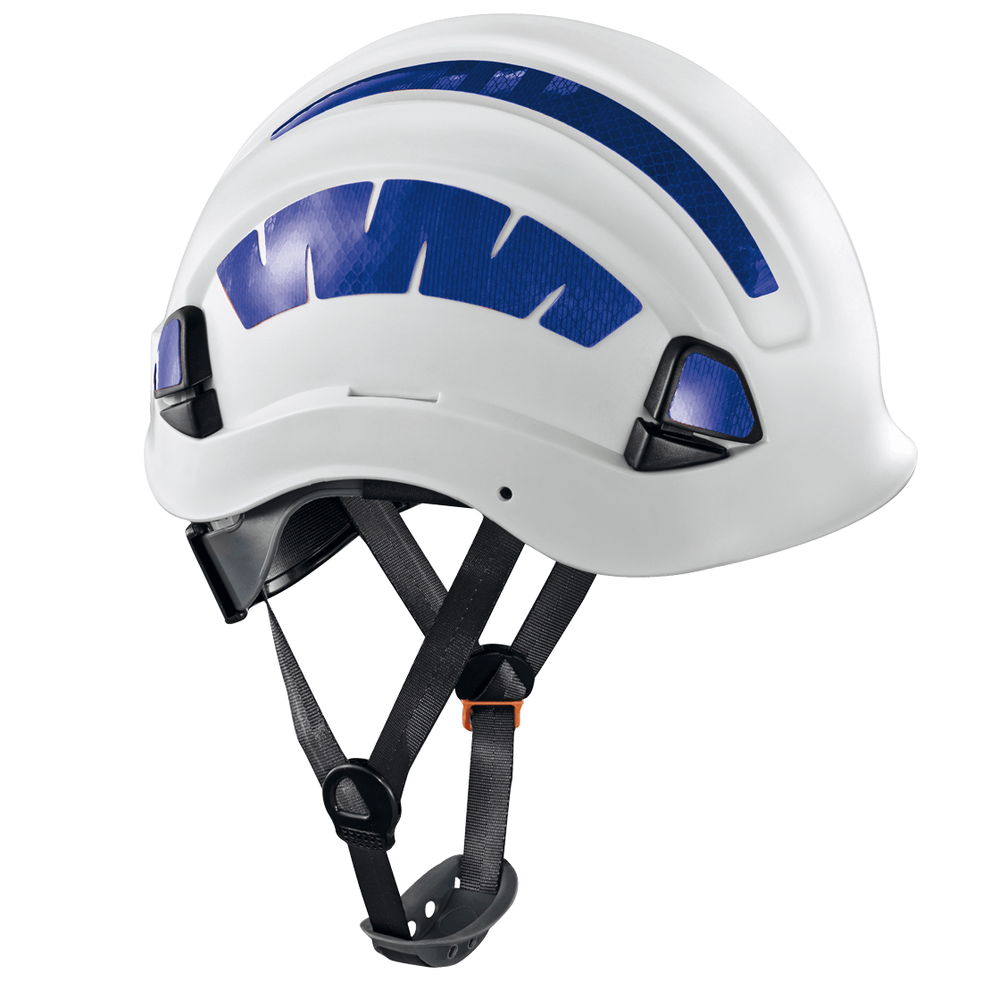 Éco STANDARD - Pacco Da 6 Kit Adesivi Rifrangenti Per Casco Moto - 4 Pezzi Per Kit, 8,5x2,3 Cm, Nero, Fatto In Francia